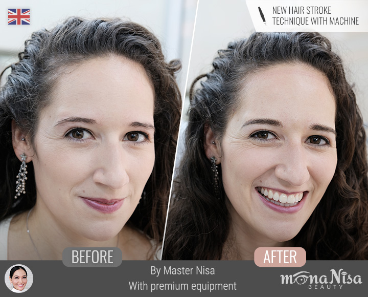 คิ้วเรียวลิสติกสำหรับผู้หญิง